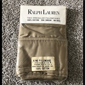 Ralph Lauren King Pillowcases